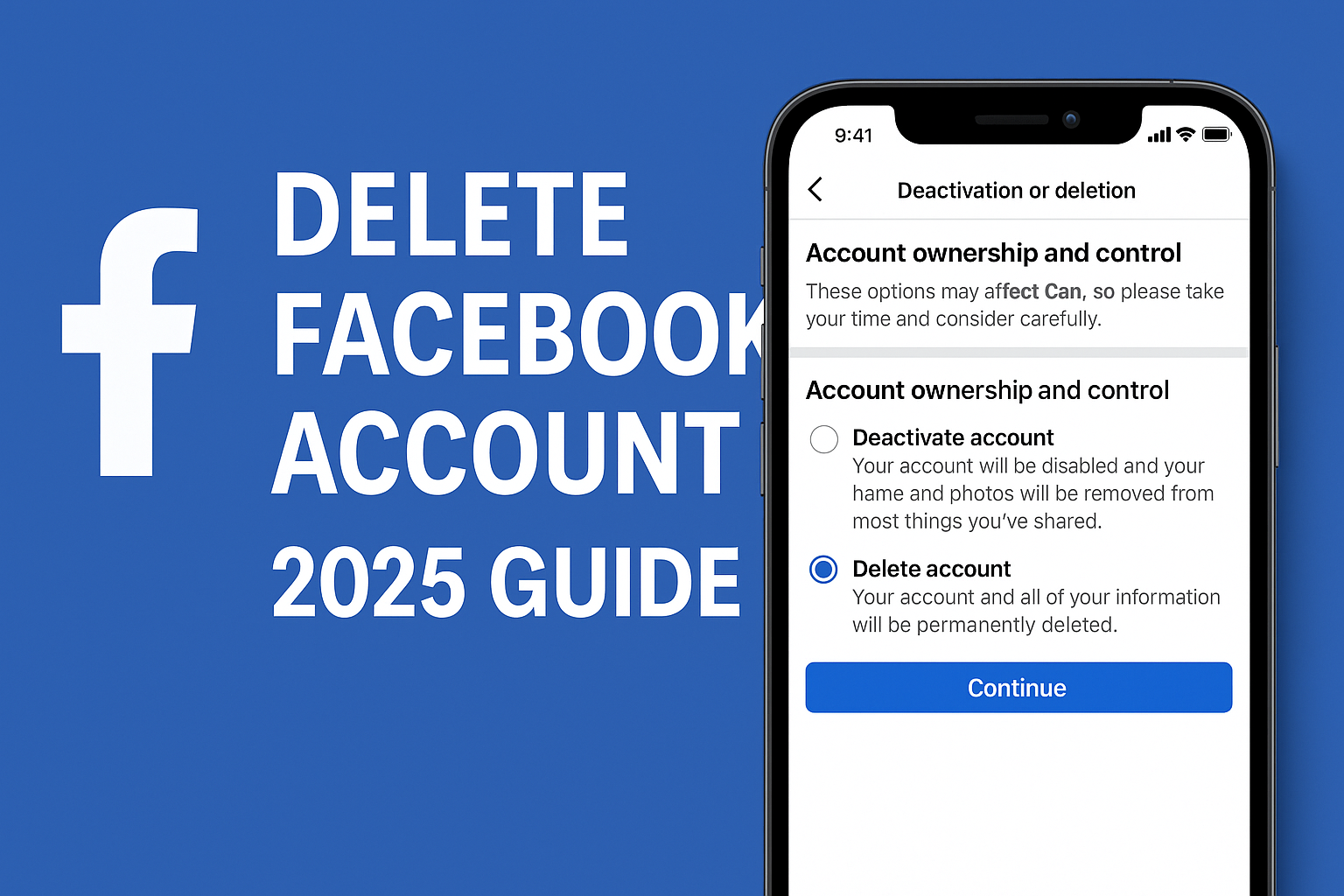 How To Delete Facebook Account Permanently (2025 Step-By-Step Guide)
